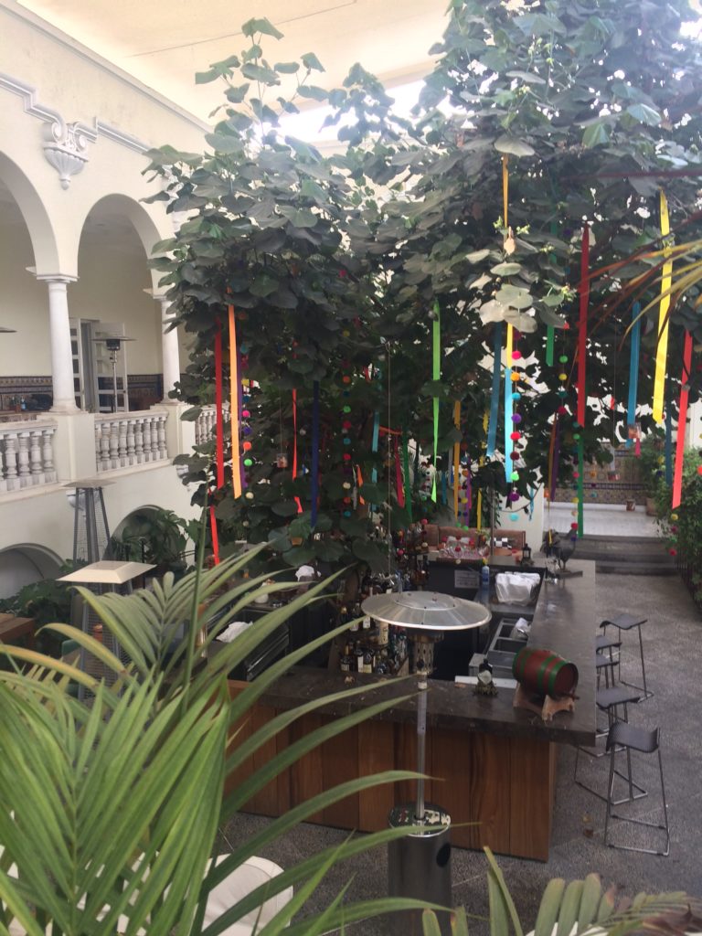 Astrid y Gastón courtyard