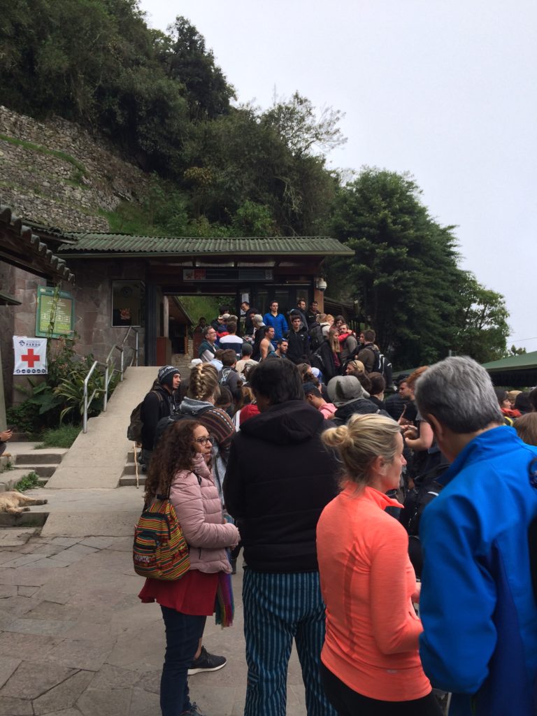 Short Line at Machu Picchu